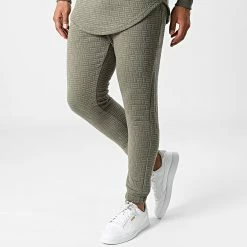 Meilleure affaire ✔️ Ensemble Sweat Capuche Oversize Et Pantalon Jogging AB815 Vert Kaki de John H 😉 -John H Soldes john h 340866 AB815 GREEN 20221007T154032 04