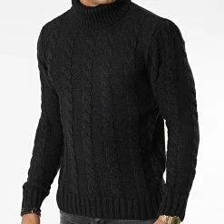 Vente flash 💯 Pull Col Roulé ZW019 Noir de John H 👍 -John H Soldes john h 340871 ZW019 BLACK 20221004T160121 03