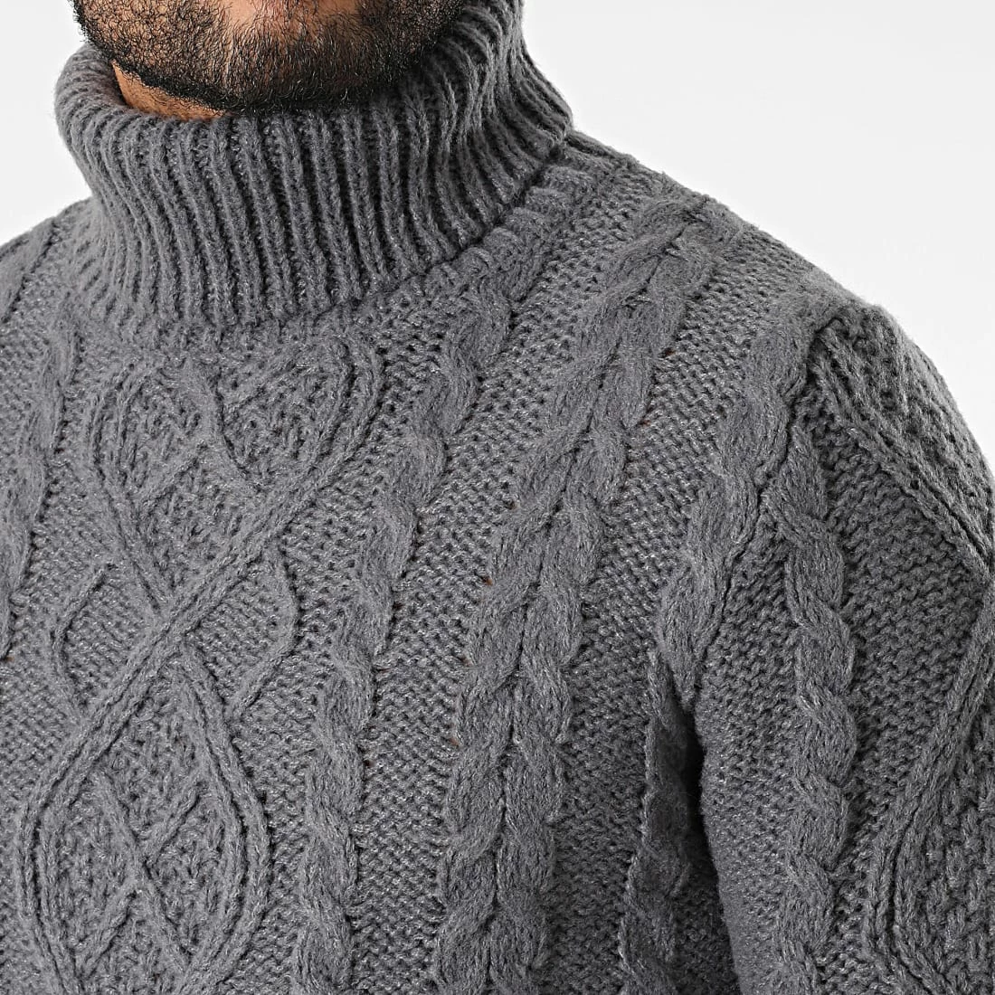 Meilleure affaire 🛒 Pull Col roulé ZW029 Gris Anthracite de John H ⌛ 4 Meilleure affaire 🛒 Pull Col roulé ZW029 Gris Anthracite de John H ⌛ – Image 2