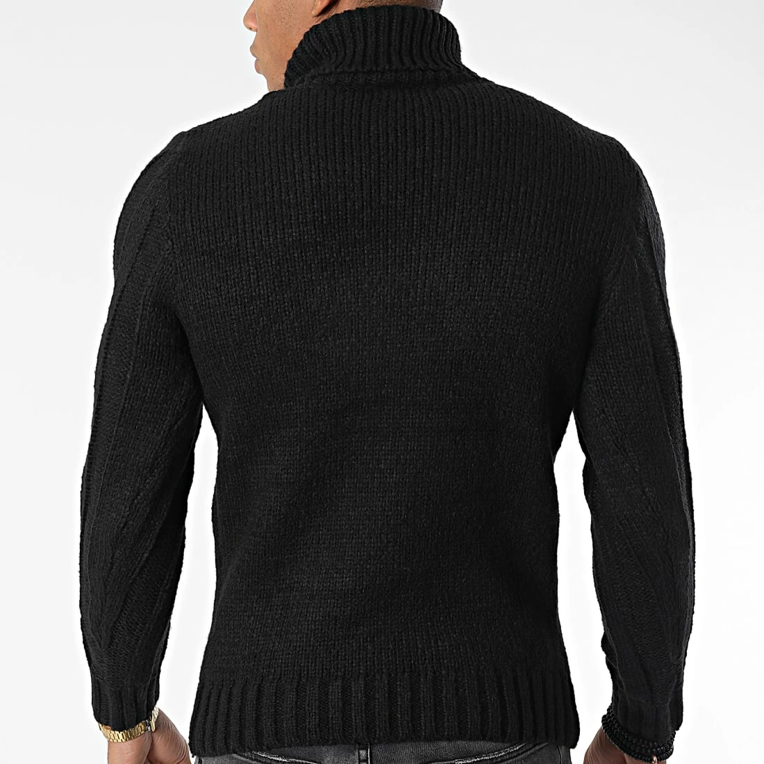 Grosses soldes 👏 Pull Col Roulé ZW020 Noir de John H 🛒 6 Grosses soldes 👏 Pull Col Roulé ZW020 Noir de John H 🛒 – Image 4