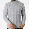 Top 10 🎁 Pull Col Roulé ZW019 Gris de John H 🌟 -John H Soldes john h 340920 ZW019 GREY 20221004T151150 01