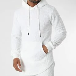 Top 10 ⌛ Ensemble Sweat Capuche Oversize Et Pantalon Jogging AB815 Blanc de John H 🌟 -John H Soldes john h 340923 AB815 WHITE 20221007T154503 03