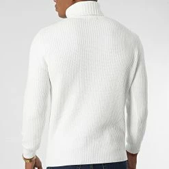Acheter 😍 Pull Col Roulé ZW015 Blanc de John H 🥰 -John H Soldes john h 340929 ZW015 WHITE 20221004T161647 04