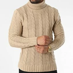 Coupon 👍 Pull Col Roulé ZW019 Camel Clair de John H 🥰 -John H Soldes john h 340932 ZW019 CAMEL 20221004T150854 03