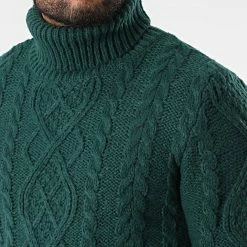 Remise 👍 Pull Col roulé ZW029 Vert de John H 😀 -John H Soldes john h 340937 ZW029 GREEN 20221004T151116 02