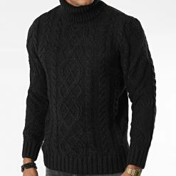 Budget ❤️ Pull Col roulé ZW029 Noir de John H 🌟 -John H Soldes john h 340941 ZW029 BLACK 20221004T160050 03