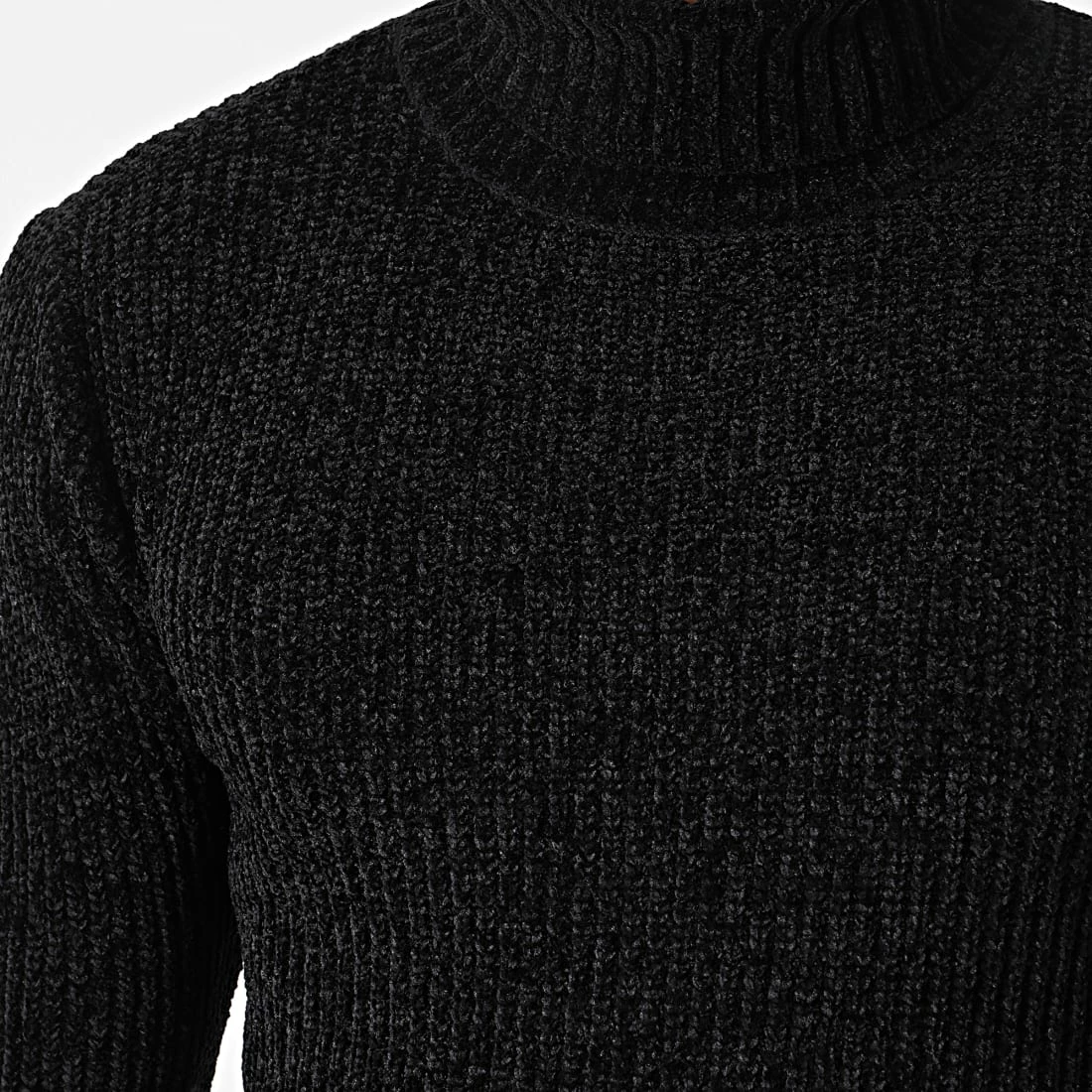 Tout neuf 🌟 Pull Col Roulé ZW015 Noir de John H ✨ 4 Tout neuf 🌟 Pull Col Roulé ZW015 Noir de John H ✨ – Image 2