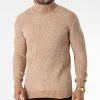 De gros 😀 Pull Col Roulé ZW015 Camel de John H 👏