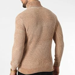 De gros 😀 Pull Col Roulé ZW015 Camel de John H 👏 -John H Soldes john h 340943 ZW015 APRICOT 20221004T151104 04