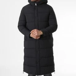 De gros 💯 Doudoune Capuche Longue M2201 Noir de John H 😉 -John H Soldes john h 342729 M2201 BLACK 20221013T155720 03