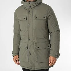 Le moins cher 👏 Parka M2203 Vert Kaki de John H 🌟 -John H Soldes john h 342732 M2203 ARMY GREEN 20221013T152126 03