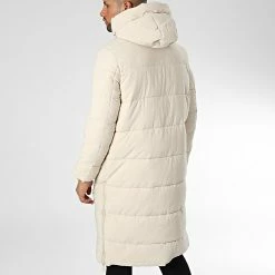 Acheter 💯 Doudoune Capuche Longue M2201 Beige de John H 👏 -John H Soldes john h 342738 M2201 CREAM 20221013T152252 04