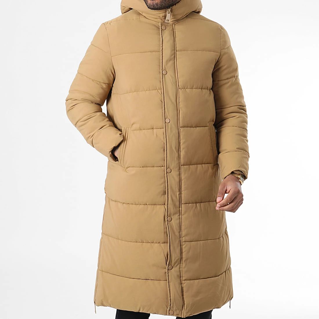 Sortie 🤩 Doudoune Capuche Longue M2201 Camel de John H 👍 4 Sortie 🤩 Doudoune Capuche Longue M2201 Camel de John H 👍 – Image 2