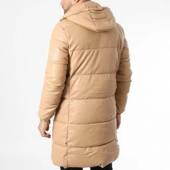 Sortie 😍 Doudoune Capuche Longue Enduit M2115 Camel de John H 🛒 -John H Soldes john h 342741 M2115 1 APRICOT 20221013T155003 04
