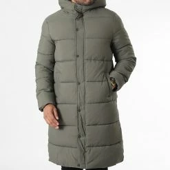 Vente flash 😀 Doudoune Capuche Longue M2202 Vert Kaki de John H ❤️ 8 Vente flash 😀 Doudoune Capuche Longue M2202 Vert Kaki de John H ❤️ -John H Soldes john h 342752 M2202 GREEN 20221013T154838 03