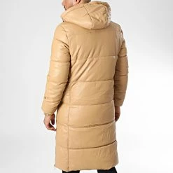 Offres 💯 Doudoune Capuche Longue Enduit M22016 Camel de John H 😍 -John H Soldes john h 342792 M2206 CAMEL 20221013T152235 04