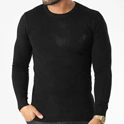 Nouveau ✔️ Pull ZW050 Blanc de John H 👏 -John H Soldes john h 345552 ZW050 BLACK 20221028T160103 03