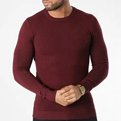 Meilleur prix 🛒 Pull ZW050 Bordeaux de John H ✔️ 8 Meilleur prix 🛒 Pull ZW050 Bordeaux de John H ✔️ -John H Soldes john h 345564 ZW050 WINE RED 20221028T162605 03