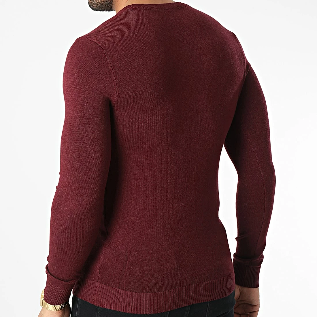 Meilleur prix 🛒 Pull ZW050 Bordeaux de John H ✔️ 6 Meilleur prix 🛒 Pull ZW050 Bordeaux de John H ✔️ – Image 4