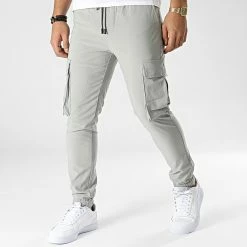 Vente flash ✔️ Pantalon Jogging XQ338 Gris de John H ✨