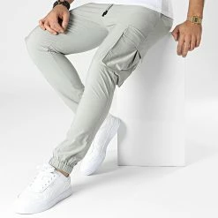 Vente flash ✔️ Pantalon Jogging XQ338 Gris de John H ✨ -John H Soldes john h 345567 XQ338 SUVER ASH 20221108T152053 03