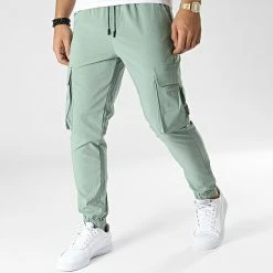 Top 10 💯 Pantalon Jogging XQ338 Vert de John H 🛒