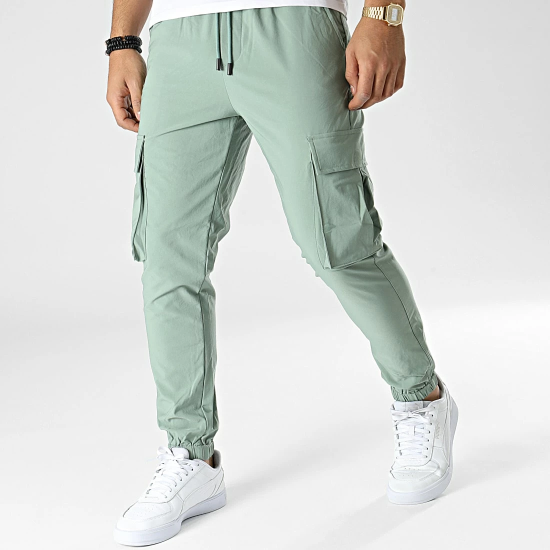 Top 10 💯 Pantalon Jogging XQ338 Vert de John H 🛒 3 Top 10 💯 Pantalon Jogging XQ338 Vert de John H 🛒