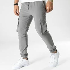 Top 10 🤩 Pantalon Jogging XQ338 Gris de John H ❤️