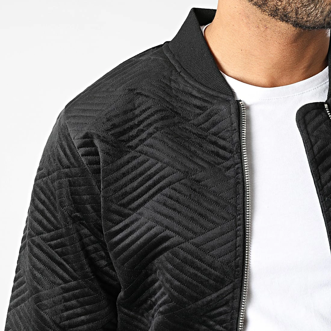 Tout neuf 👍 Veste Zippée 7103 Noir de John H 🧨 4 Tout neuf 👍 Veste Zippée 7103 Noir de John H 🧨 – Image 2