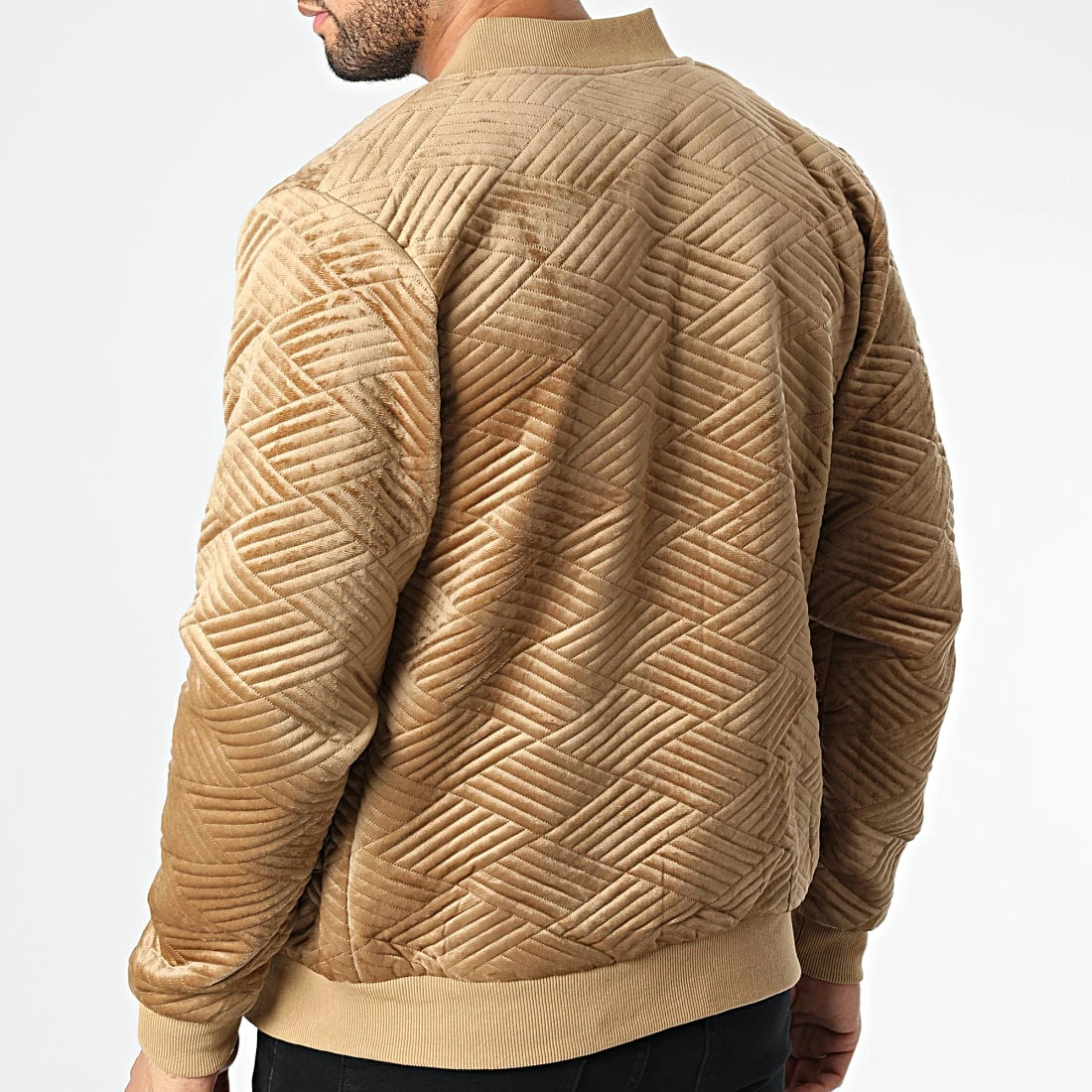 Sortie 🤩 Veste Zippée 7103 Camel de John H ✨ 6 Sortie 🤩 Veste Zippée 7103 Camel de John H ✨ – Image 4