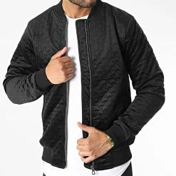 Nouveau ✔️ Veste Zippée 7105 Noir de John H 🎁