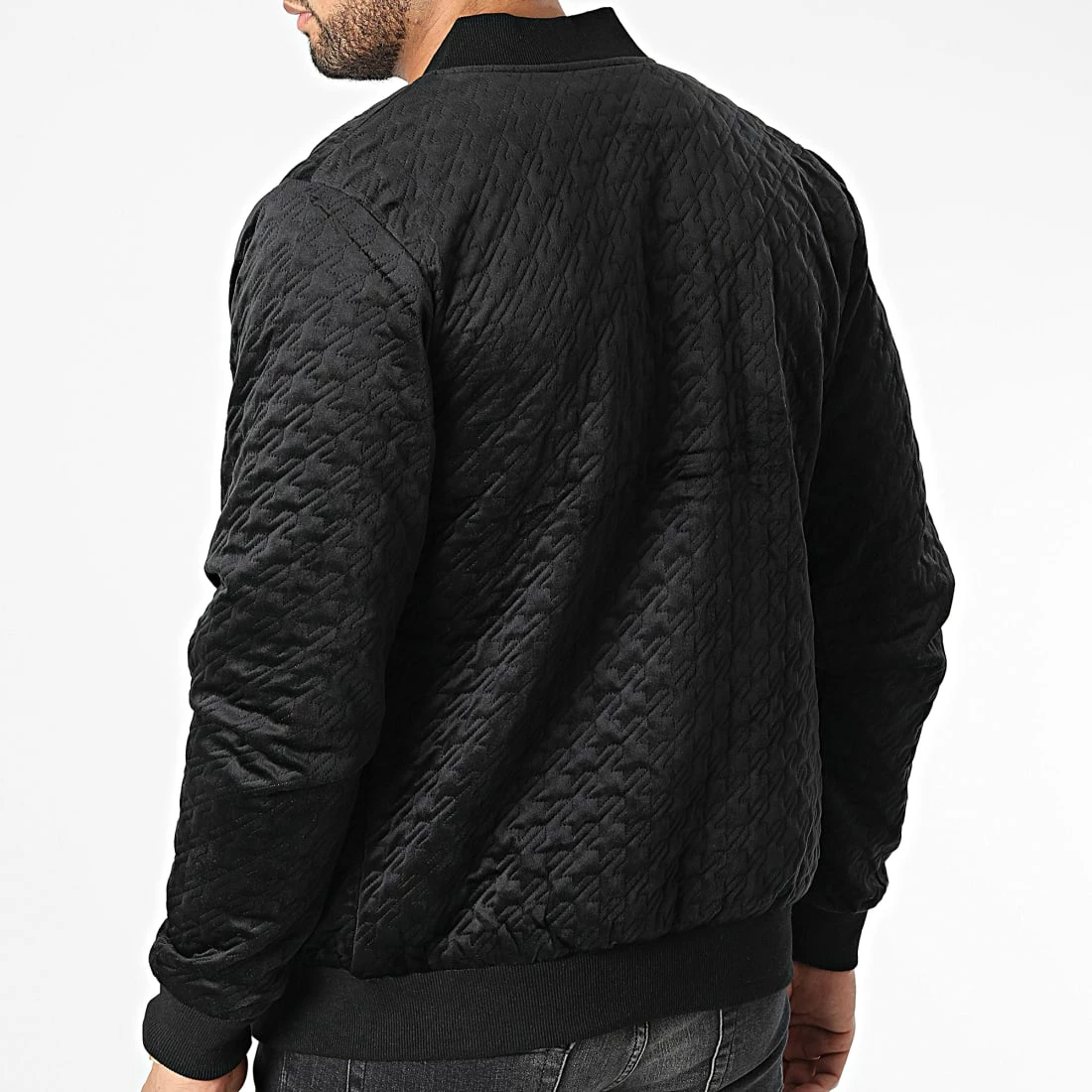 Nouveau ✔️ Veste Zippée 7105 Noir de John H 🎁 6 Nouveau ✔️ Veste Zippée 7105 Noir de John H 🎁 – Image 4