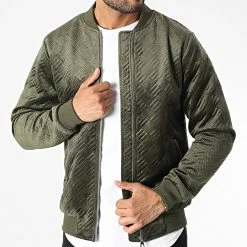 Offres 😀 Veste Zippée 7101 Vert Kaki de John H 😀 8 Offres 😀 Veste Zippée 7101 Vert Kaki de John H 😀 -John H Soldes john h 345593 7101 GREEN 20221028T162922 03