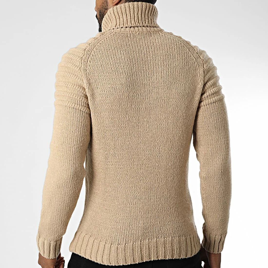 Tout neuf ⭐ Pull Col roulé ZW027 Camel de John H ⌛ 6 Tout neuf ⭐ Pull Col roulé ZW027 Camel de John H ⌛ – Image 4