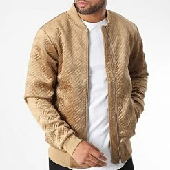 Tout neuf 🌟 Veste Zippée 7101 Camel de John H 🛒 -John H Soldes john h 345632 7101 CAMEL 20221028T162804 03