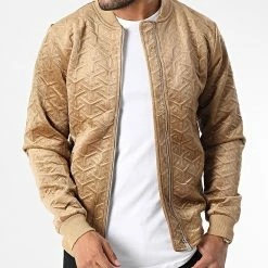 Acheter 😍 Veste Zippée 7102 Camel de John H ❤️