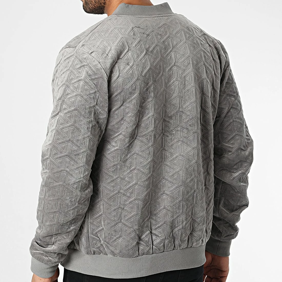 Budget 🥰 Veste Zippée 7102 Gris de John H 🔔 6 Budget 🥰 Veste Zippée 7102 Gris de John H 🔔 – Image 4