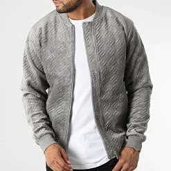 Promo ⌛ Veste Zippée 7101 Gris de John H ✨ -John H Soldes john h 345635 7101 GRAY 20221028T155429 03
