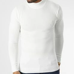 Tout neuf ❤️ Pull ZW037 Blanc de John H ⭐ -John H Soldes john h 345637 ZW037 WHITE 20221028T160208 03