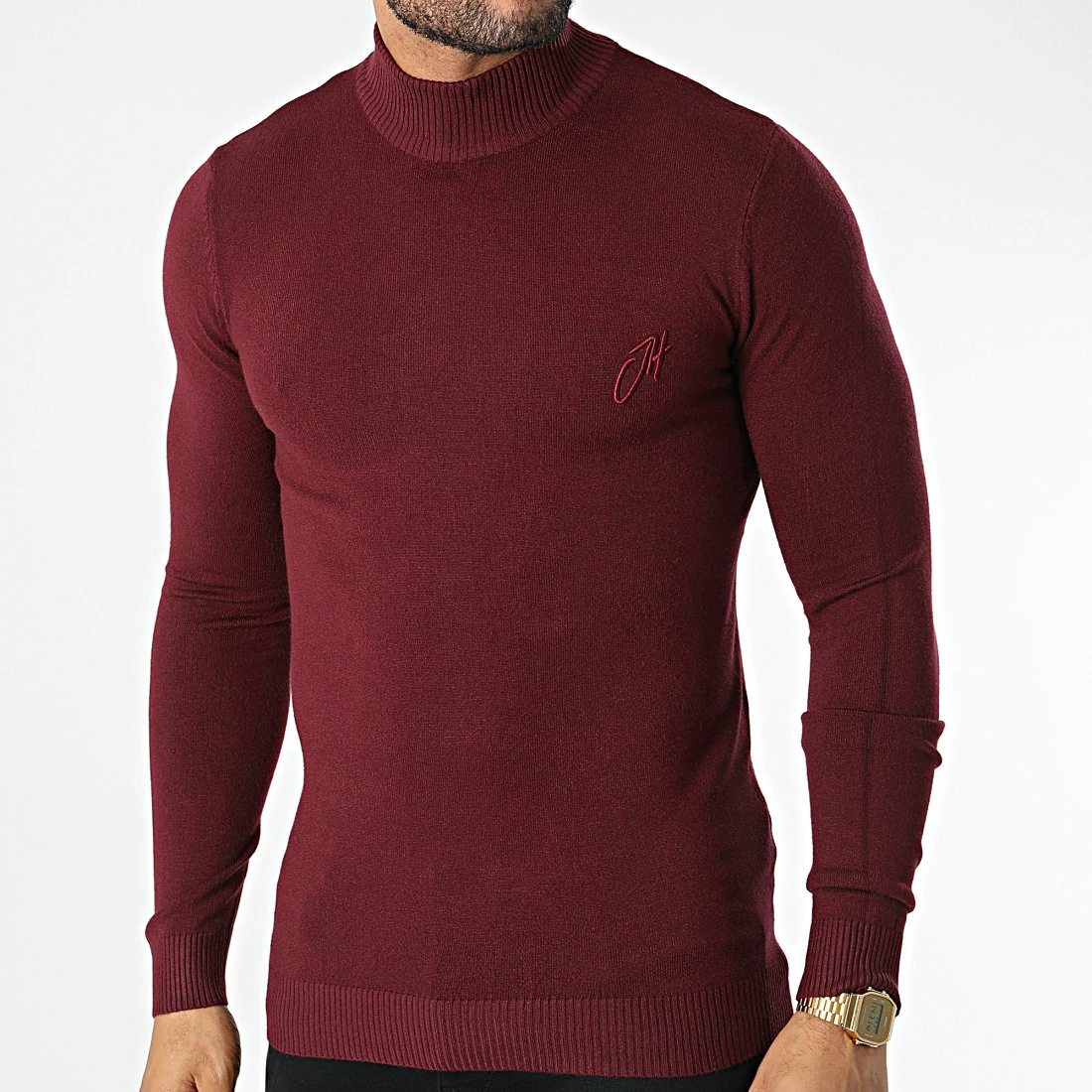 Tout neuf 🛒 Pull ZW037 Bordeaux de John H 😀 3 Tout neuf 🛒 Pull ZW037 Bordeaux de John H 😀