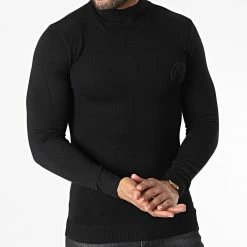 Budget ✨ Pull ZW037 Noir de John H 🎉 -John H Soldes john h 345640 ZW037 BLACK 20221028T155950 03