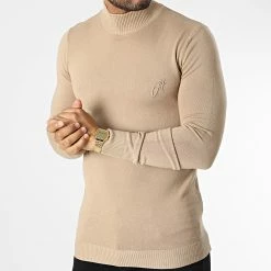 Budget ⭐ Pull ZW037 Beige de John H ❤️