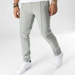 Meilleure affaire 👏 Pantalon Jogging XQ35 Gris de John H 💯