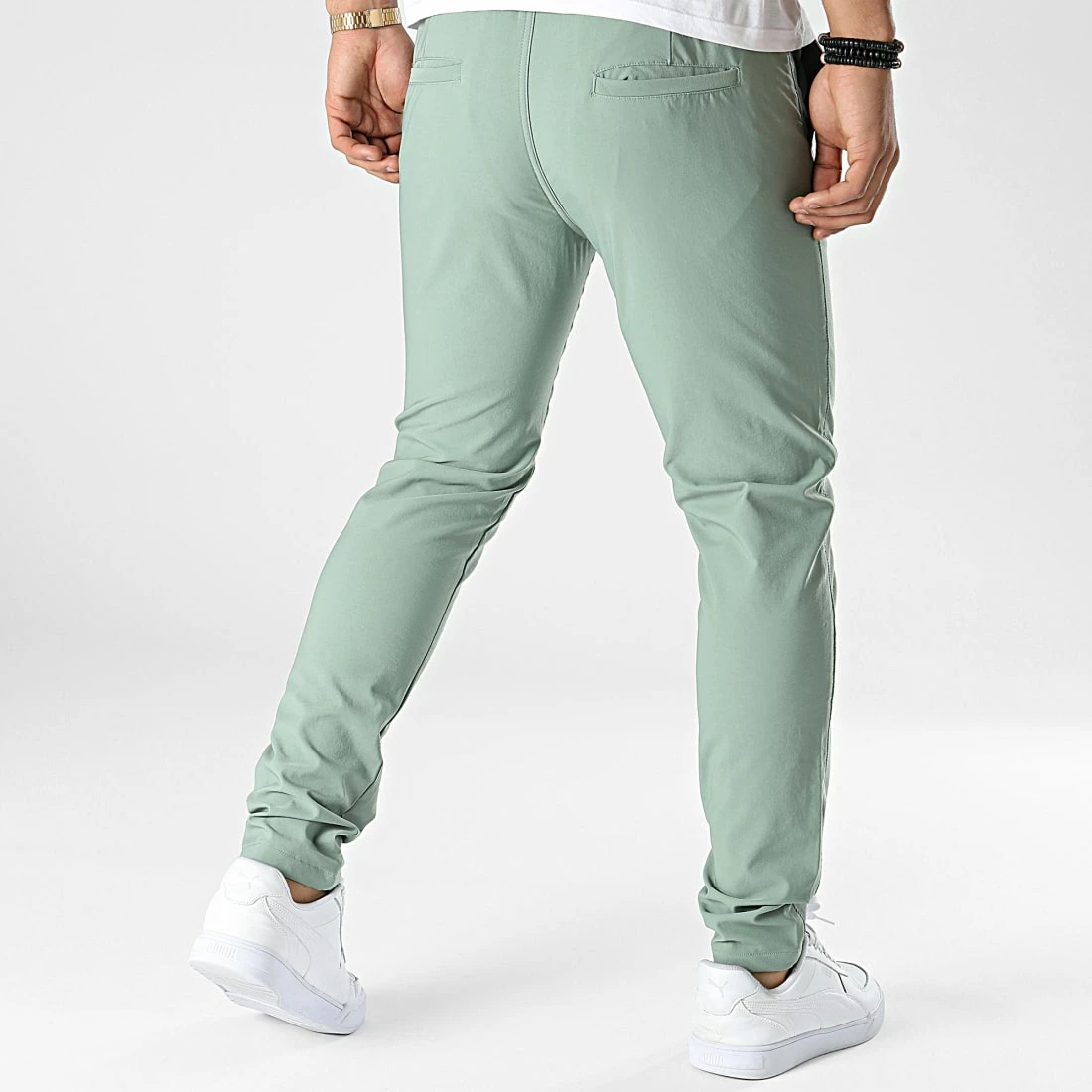 Top 10 🔥 Pantalon Jogging XQ35 Vert de John H 🥰 6 Top 10 🔥 Pantalon Jogging XQ35 Vert de John H 🥰 – Image 4