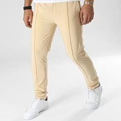 Meilleure vente ⌛ Pantalon Jogging XQ35 Camel de John H 🧨