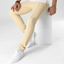 Meilleure vente ⌛ Pantalon Jogging XQ35 Camel de John H 🧨 -John H Soldes john h 345677 XQ35 CAMEL 20221108T152911 03