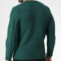 Budget 👏 Pull ZW017 Vert de John H 🎉 -John H Soldes john h 346075 ZW017 GREEN 20221031T135049 04