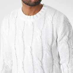 Le moins cher 🎉 Pull ZW017 Beige Clair de John H 😍 -John H Soldes john h 346076 ZW017 WHITE 20221031T124154 02