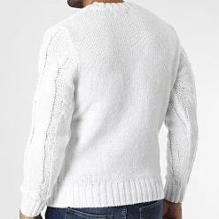 Le moins cher 🎉 Pull ZW017 Beige Clair de John H 😍 -John H Soldes john h 346076 ZW017 WHITE 20221031T124157 04