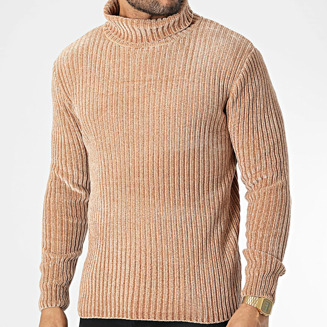 Grosses soldes 😀 Pull Col Roulé ZW025 Camel de John H 🎉 3 Grosses soldes 😀 Pull Col Roulé ZW025 Camel de John H 🎉